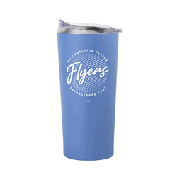 Philadelphia Flyers 20oz Retro Script Arctic Powder Coat Tumbler
