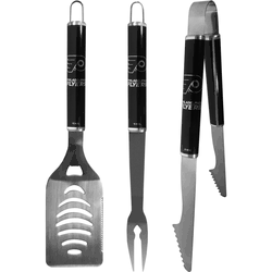 Philadelphia Flyers 3 pc Steel BBQ Set in Black