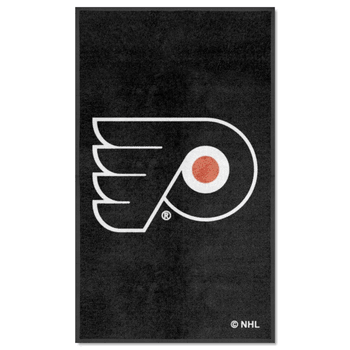 Philadelphia Flyers 3X5 High-Traffic Mat with Durable Rubber Backing - Portrait Orientation