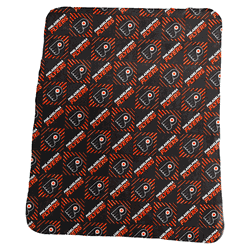 Philadelphia Flyers 50x60 Repeating Pattern Fleece Throw