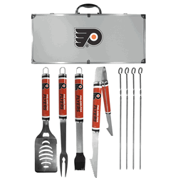 Philadelphia Flyers 8 pc Logo BBQ Set