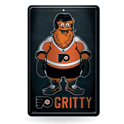 Philadelphia Flyers Alternate 11" x 17" Metal Home Dcor Sign