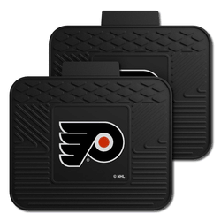 Philadelphia Flyers Back Seat Car Utility Mats - 2 Piece Set