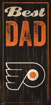 Philadelphia Flyers Best Dad 6x12 Sign