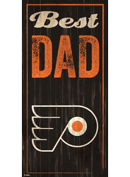 Philadelphia Flyers Best Dad 6x12 Sign
