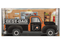 Philadelphia Flyers Best Dad Truck 6x12 Sign