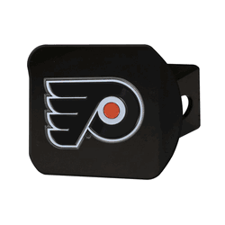 Philadelphia Flyers Black Metal Hitch Cover - 3D Color Emblem