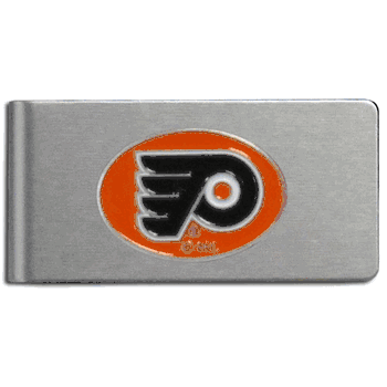 Philadelphia Flyers Brushed Metal Money Clip