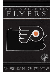 Philadelphia Flyers Coordinates 17x26