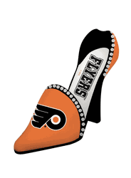 Philadelphia Flyers Decorative Wine Bottle Holder - Shoe