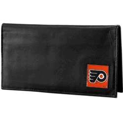 Philadelphia Flyers Deluxe Leather Checkbook Cover