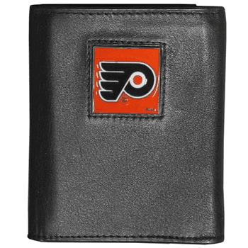 Philadelphia Flyers Deluxe Leather Tri-fold Wallet