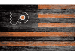 Philadelphia Flyers Distressed Flag 11x19
