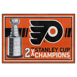 Philadelphia Flyers Dynasty 5ft. x 8ft. Plush Area Rug