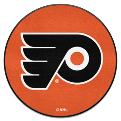 Philadelphia Flyers Hockey Puck Rug - 27in. Diameter