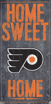 Philadelphia Flyers Home Home Sweet Home 6x12