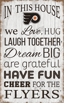 Philadelphia Flyers In This House 11x19 Sign