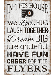 Philadelphia Flyers In This House 11x19 Sign