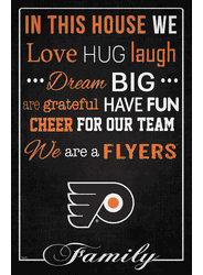 Philadelphia Flyers In This House 17x26