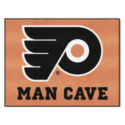 Philadelphia Flyers Man Cave All-Star Rug - 34 in. x 42.5 in.