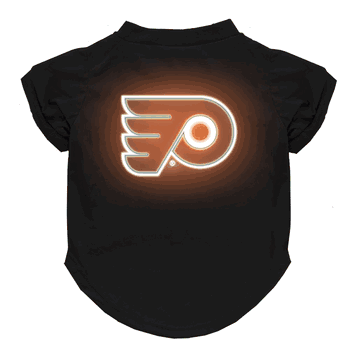 Philadelphia Flyers Neon Pet T-Shirt, Large