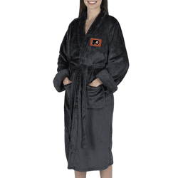 Philadelphia Flyers NHL Black Snipe S/M Silk Touch Robe 23X41 Inches