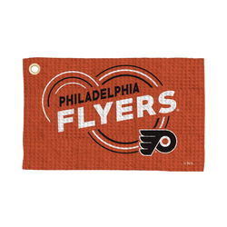 Philadelphia Flyers NHL Droplets Waffle Fan Towel 16x25 inches