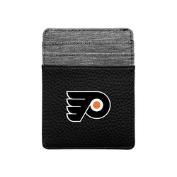 Philadelphia Flyers Pebble Front Pocket Wallet Black