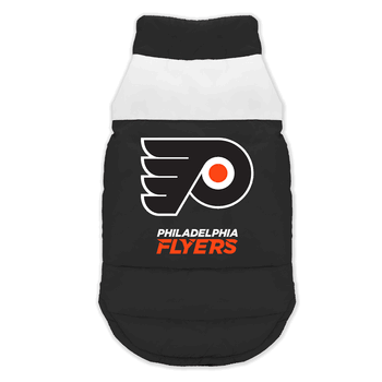 Philadelphia Flyers Pet Parka Puff Vest Medium