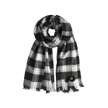 Philadelphia Flyers Plaid Blanket Scarf BL-GRY