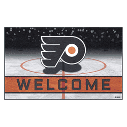 Philadelphia Flyers Rubber Door Mat - 18in. x 30in.