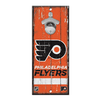 Philadelphia Flyers Sign Wood 5x11 Bottle Opener