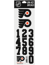 Philadelphia Flyers Sportstar Officially Licensed Authentic Center Ice NHL Hockey Helmet Decal Kit