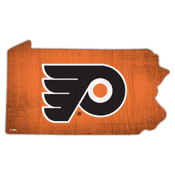 Philadelphia Flyers Team Color Logo State Sign
