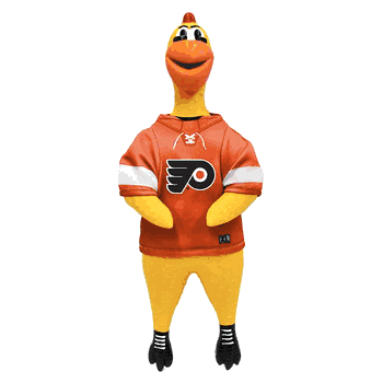Philadelphia Flyers Team Rubber Chicken Toy