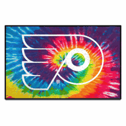 Philadelphia Flyers Tie Dye Starter Mat Accent Rug - 19in. x 30in.
