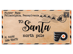 Philadelphia Flyers To Santa 6x12 Sign