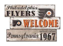 Philadelphia Flyers Welcome 3 Plank