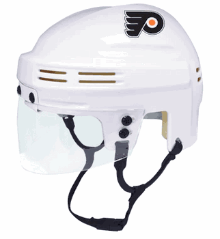 Philadelphia Flyers White NHL Mini Helmet