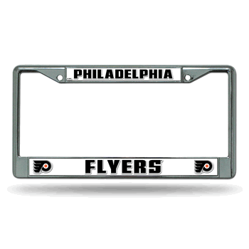 Philadelphia Flyers Standard Chrome Frame with Plastic Inserts 12