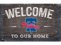 Philadelphia Phillies 11x19 Welcome to our Home Sign