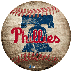 Philadelphia Phillies 12" Baseball Shaped Sign