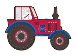 Philadelphia Phillies 12" Tractor Cutout Sign