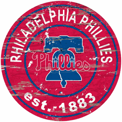 Philadelphia Phillies 24" Established Date Round Sign
