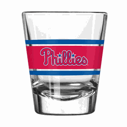Philadelphia Phillies 2oz Stripe Shot Glass