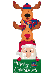Philadelphia Phillies 31" Santa Stack Leaner