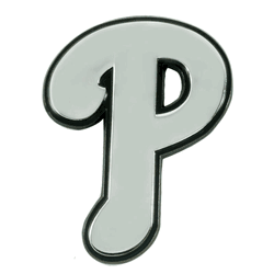 Philadelphia Phillies 3D Chrome Metal Emblem