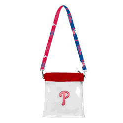 Philadelphia Phillies 3D Logo Clear Satchelette