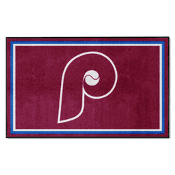 Philadelphia Phillies 4ft. x 6ft. Plush Area Rug1987