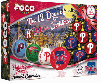 Philadelphia Phillies Advent Calendar Ball Ornament